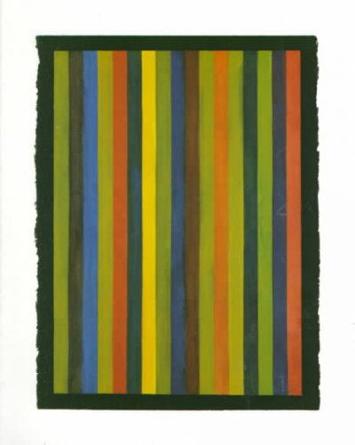 Sol Lewitt, bands of color : one-, two-, three-, and four-part combinations of vertical, horizontal and diagonal left and right bands of color, 1993-94.