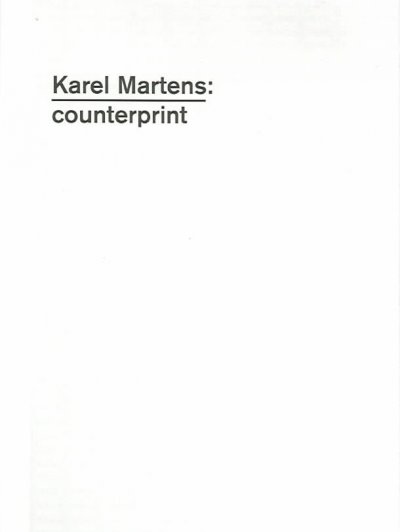 Karel Martens : counterprint.