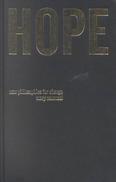 Hope : new philosophies for change / Mary Zournazi.
