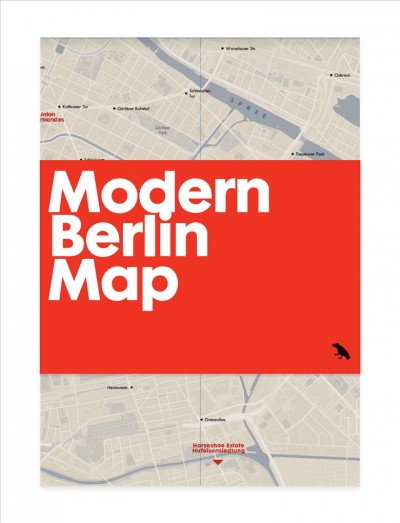 Modern Berlin map / design by Supergroup Studios.