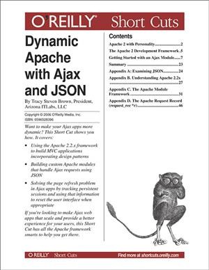 Dynamic Apache with Ajax and JSON / by Tracy Steven Brown.