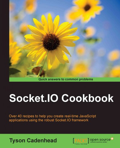 Socket.IO cookbook : over 40 recipes to help you create real-time JavaScript applications using the robust Socket.IO framework / Tyson Cadenhead.