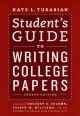 Student's guide to writing college papers  Cover Image