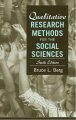 Go to record Qualitative research methods for the social sciences