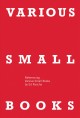 Various small books : referencing various small books by Ed Ruscha  Cover Image