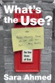 What's the use? : on the uses of use  Cover Image