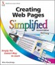 Creating Web pages simplified  Cover Image