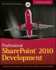 Professional SharePoint 2010 development  Cover Image